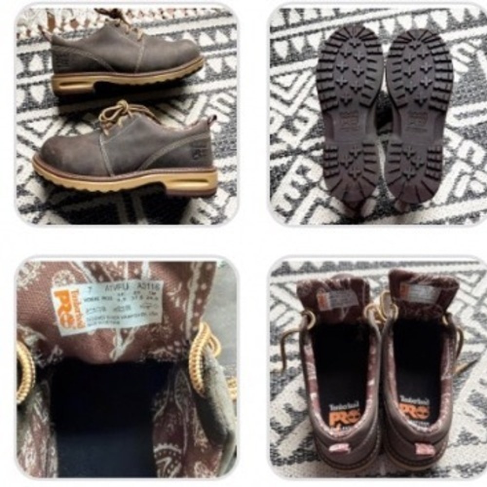 Timberland PRO Hightower Oxfords Composite Toe Industrial Boots Womens 7‎ Shoes